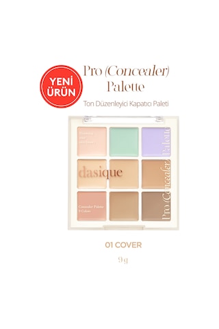 Dasique Kremsi Dokuya Sahip Çok Amaçlı Kullanıma Uygun Kapatıcı Paleti Pro Concealer Palette 01