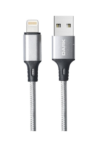 Dark 1 Metre Apple iPhone Uyumlu Lightning Şarj Ve Data Kablosu DK CB LT100BR
