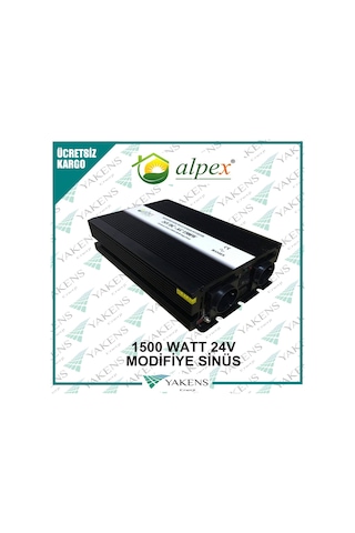 1500 Watt 24 Volt Modifiye Sinüs İnverter Alpex