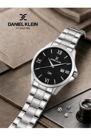 Daniel Klein Damat Ve Takım Elbiseye Özel 2 Yıl Garantili Çelik Kordon Erkek Kol Saati Vs.blkt.1185 Gümüş
