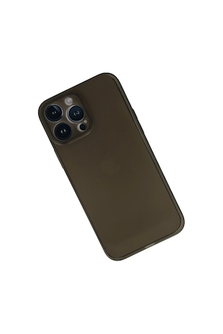 Newface Apple iPhone Uyumlu 13 Pro Kılıf Pp Ultra İnce Kapak Glblseme - 4 - Gri