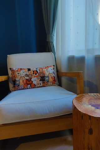 Kedi Köpek Desenli Kırlent Yastık / %100 El İşi / 50x25