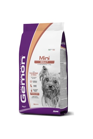 Gemon Mini Adult Somonlu Pirinçli Küçük Irk Yetişkin Köpek Maması 3 Kg Gemon Mini Adult Somonlu Pirinçli Küçük Irk Yetişkin Köpek Maması 3 Kg