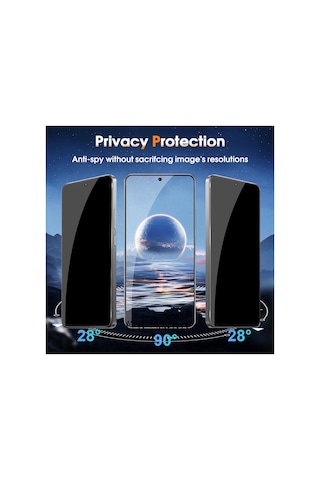 Xiaomi Poco X6 Pro 5g Hayalet Ekran Koruyucu Cam 5d Privacy Yandan Görünmez Ekran Koruyucu Camı