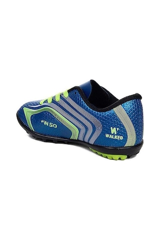 Walked 443-24 Erkek Halı Saha Krampon Mavi Sarı 40-44 Mavi