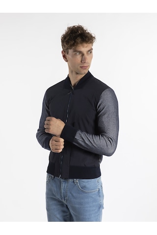 Zegna Erkek Mont Zg96N048 Lacivert-Gri Lacivert - Gri