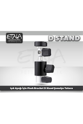 Tewise Işık Ayağı Uyumlu Flaş Braket D Stand Şemsiye Tutucu