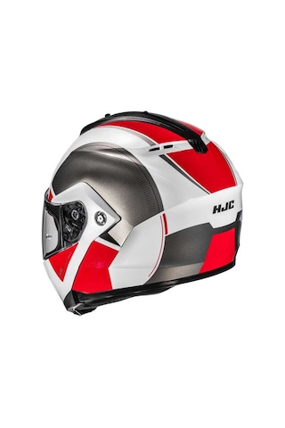 Hjc C91n Jyn Mc1 Kask Siyah Kırmızı Beyaz
