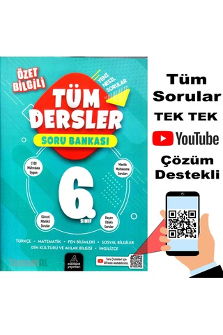 6.Sınıf Tüm Dersler Özet Bilgi Soru Bankası - 4Element Yayınları