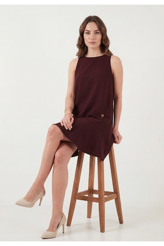 Lela Bayan Elbise 6525734 Bordo