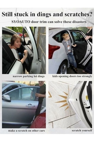 Çoğu Araba İçin 5m Siyah Yapıştırıcısız O Şeklinde Kauçuk Araba Taşıyıcı Kapı B