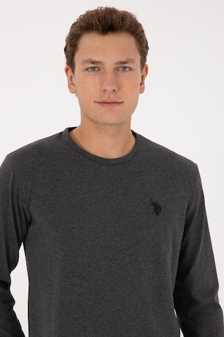 U.s. Polo Assn. Erkek Antrasit Melanj Pijama Takım 50318602-vr081 Antrasit Melanj