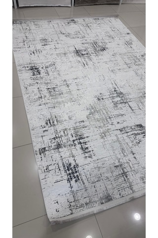 Safyün Halı Kadife Kf468 Gri 200 X 290 Renkli