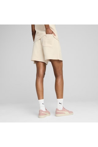Puma Her Kadın Yüksek Bel Şort 685062 87 Beyaz