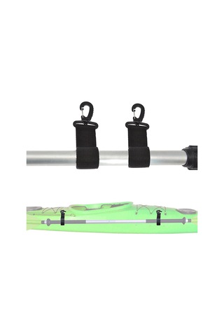 Mufunye Kano Kayak Dalı Sabitleyici Nilon魔術貼 Tutucu防丟環 4 Adet Set Kk-a37