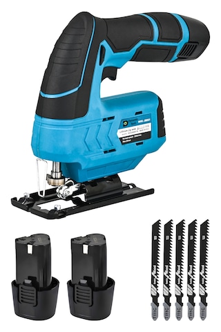 Dynamic Tech JS8501 12 V 2 AH Çift Akülü Şarjlı Dekupaj Testere Makinesi