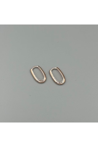 Choice Gümüş Oval Sallantılı Küpe Rose Choice Gümüş Oval Sallantılı Küpe Rose