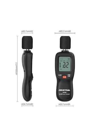 Novahub Jms Metre 30-130db Lcd Ses Seviyesi Ölçer - Gürültü Dijital Ölçüm Cihazı