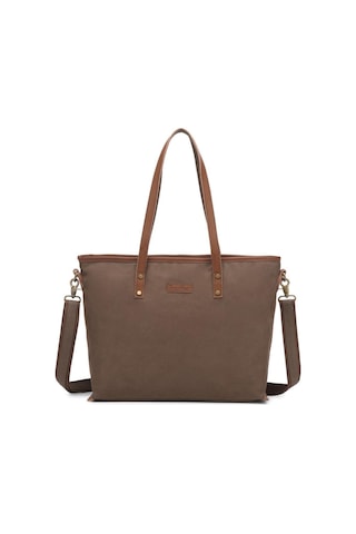 Kanvas Kumaş Kadın Omuz Çantası Smart Bags 1330 Kahve 15829451