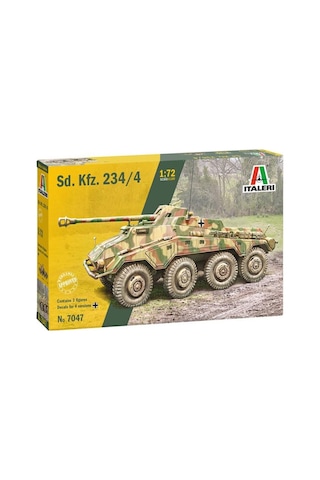 Italeri 7047s 1/72 Ölçek, Sd. Kfz. 234/4 Zırhlı Araç, Plastik Model Kiti-51176