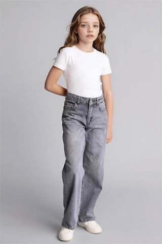 Defacto Straıght Wıde Jean Pantolon Kız Çocuk G9536a826spnm55 Gri-nm55