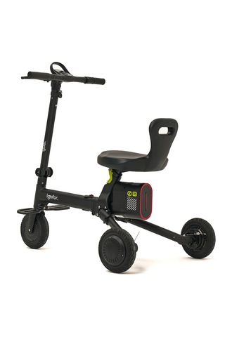 İgofor 3 Tekerlekli Katlanabilir Elektrikli Oturulabilir Scooter Siyah