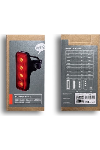 Knog BLINDER ROAD 150 Lümen USB Bisiklet Arka Stop Lambası