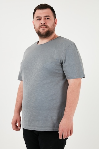 Buratti Pamuklu Regular Fit Büyük Beden Erkek T Shirt 59020001B Açık Haki