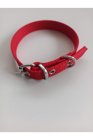 Kozaklı Kedi ve Yavru Köpek Tasması Kırmızı 40 x 2 CM Kırmızı