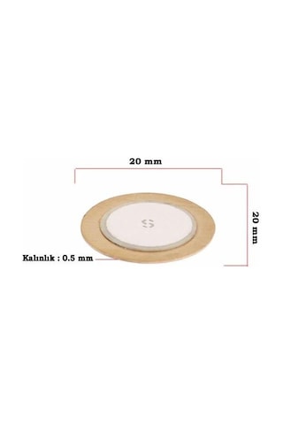 Piezo Disk Element - 20 Mm Çap
