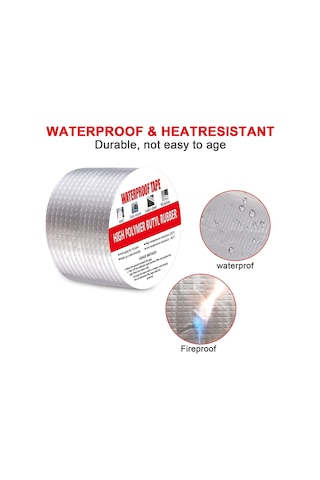 Springsun Voc İçermeyen Dış Mekan Butil Bant - Çok Amaçlı Sızdırmazlık & Onarım, Karavan/çatı/tekne İçin