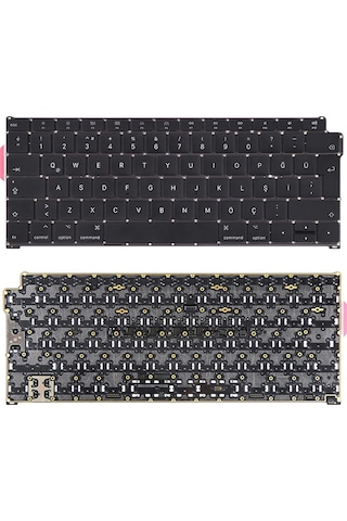 Macbook Air 13" 2018/2019 Uyumlu A1932 Klavye - Büyük Enter Tr Q