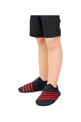 Kiko Kids Enigma Havuz Plaj Erkek Çocuk Deniz Ayakkabısı 7501 Siyah - Kırmızı Siyah - Kırmızı Kırmızı - Siyah