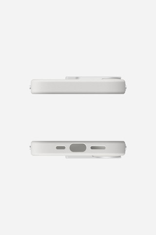 Apple iPhone 17 Uyumlu Magsafe Özellikli Vegan Deri Kılıf A17 Beyaz