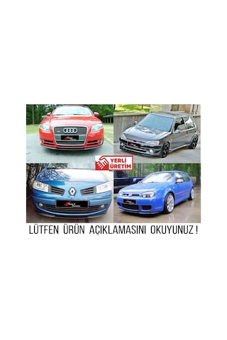 OtoÇizgi Cupra Ön Lip Tüm Araçlara Uygulanabilir (3 Parça) OtoÇizgi