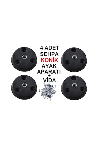 Ahşap Sehpa Ayak Aparatı 4 Adet Siyah - Açılı Ve Düz Ayak Aparat Ahşap Sehpa Ayak Aparatı 4 Adet Siyah - Açılı Ve Düz Ayak Aparat