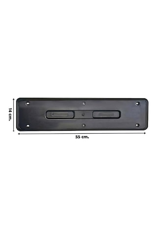 Hummer Tipi Abs Plastik Oto Plakalık Parlak Siyah 1 Takım 2 Adet