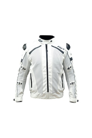 Gp Kompozit Mnty001 Yazlık 5 Korumalı Motosiklet Montu Beyaz