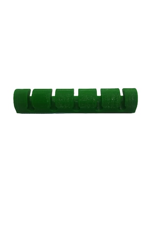 Mottopi Düz Kablo Düzenleyici Kablo Tutucu Kablo Sabitleyici Sert Plastik / Yeşil