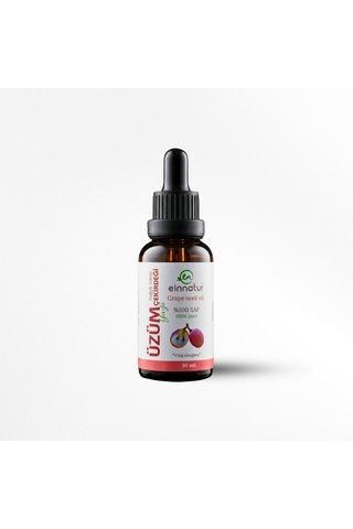 Üzüm Çekirdeği Yağı, 30 Ml, %100 Saf/pure, Soğuk Sıkım/cold Press Grapes Seed Oil