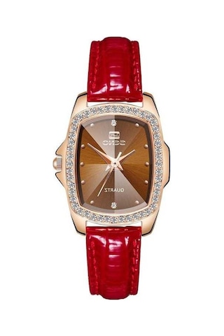 Novahub Kahverengi Vintage Kare Deri Kuvars Bayan Saat - Seno Marka - Günlük Kullanım İçin Çok Renkli