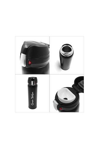 Kişiye Özel 400 Ml. Kilitli Çelik Termos & French Press & Defter