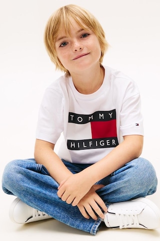 Tommy Hilfiger Erkek Çocuk Tişört Kb0kb10340 BEYAZ