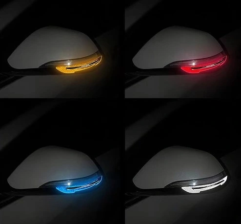 Araba Ayna Çarpma Koruyucu Renkli Reflektif Şerit 4490