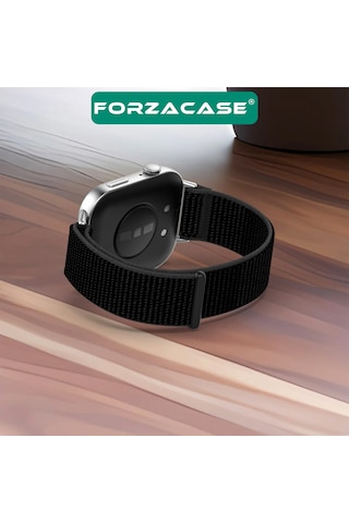 Forzacase Huawei Watch Fit 3 İle Uyumlu Hasır Örgü Cırtlı Kordon Kayış - Fc1056