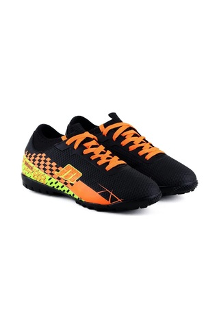 M.p. 231-1138 Mr Erkek Siyah-turuncu Çoraplı Halı Saha Futbol Ayakkabı - 40 Siyah