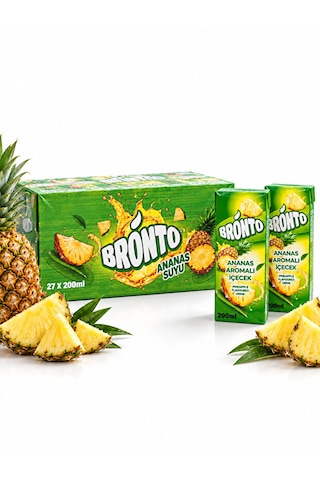 Ananas Aromalı İçecek 200 Ml X 27 Adet Koli