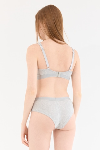 Naphor Touch Gri Boyshort Külot Ten