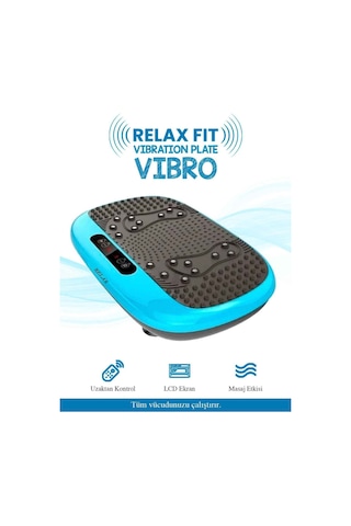 Relax Vibro Vibration Plate Egzersiz Fitness Çok Renkli
