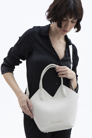Unıted Colors Of Benetton Kadın El Çantası Bnt 1518 Beyaz